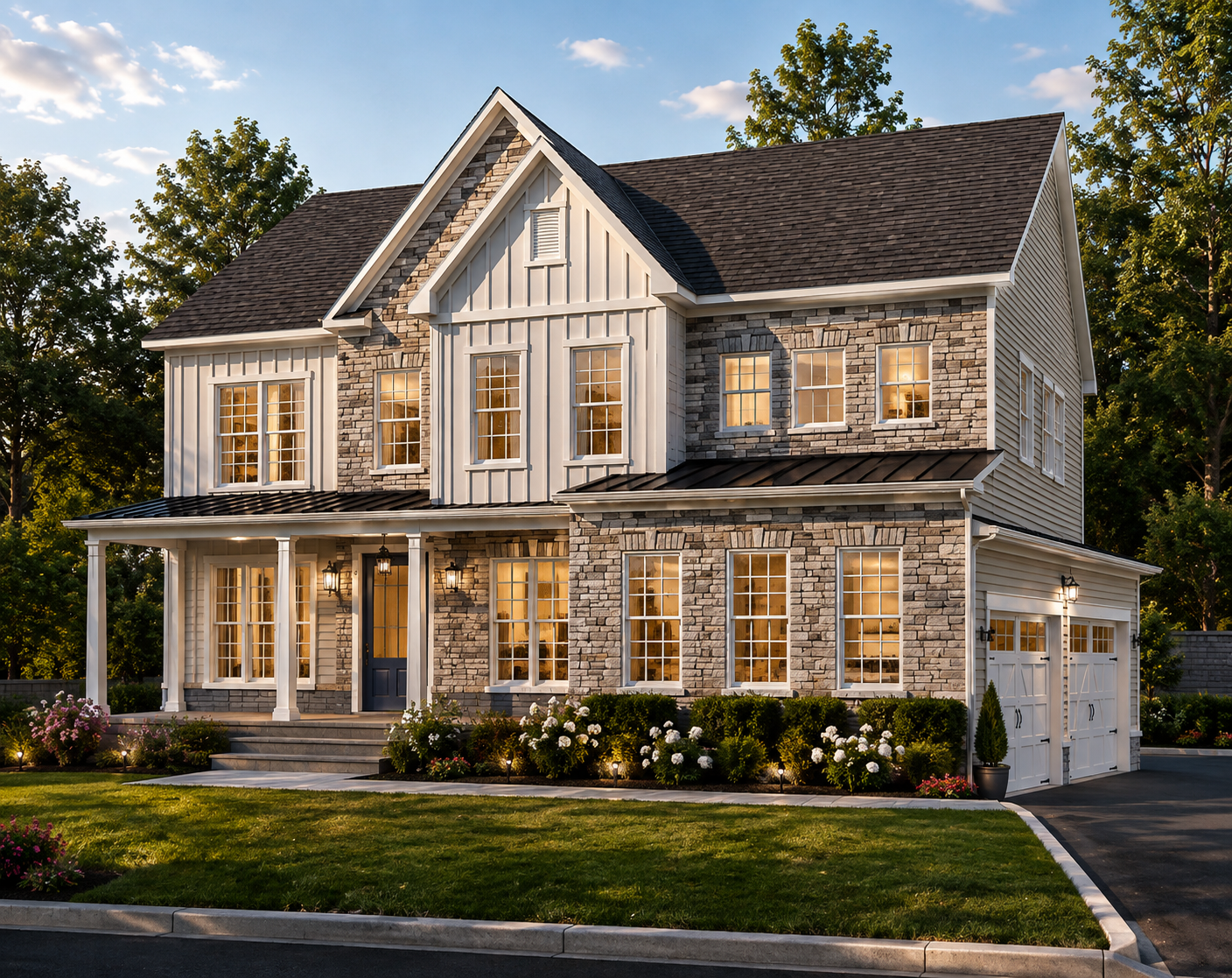 Luxury custom-home concept