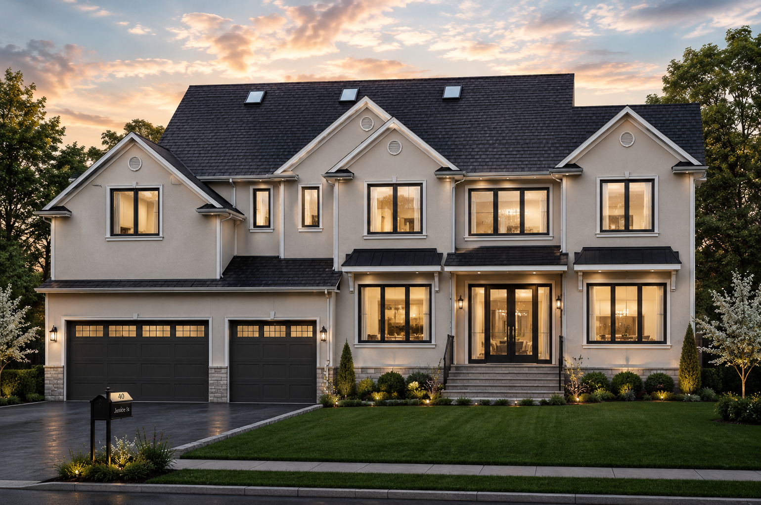 Grand custom-home concept