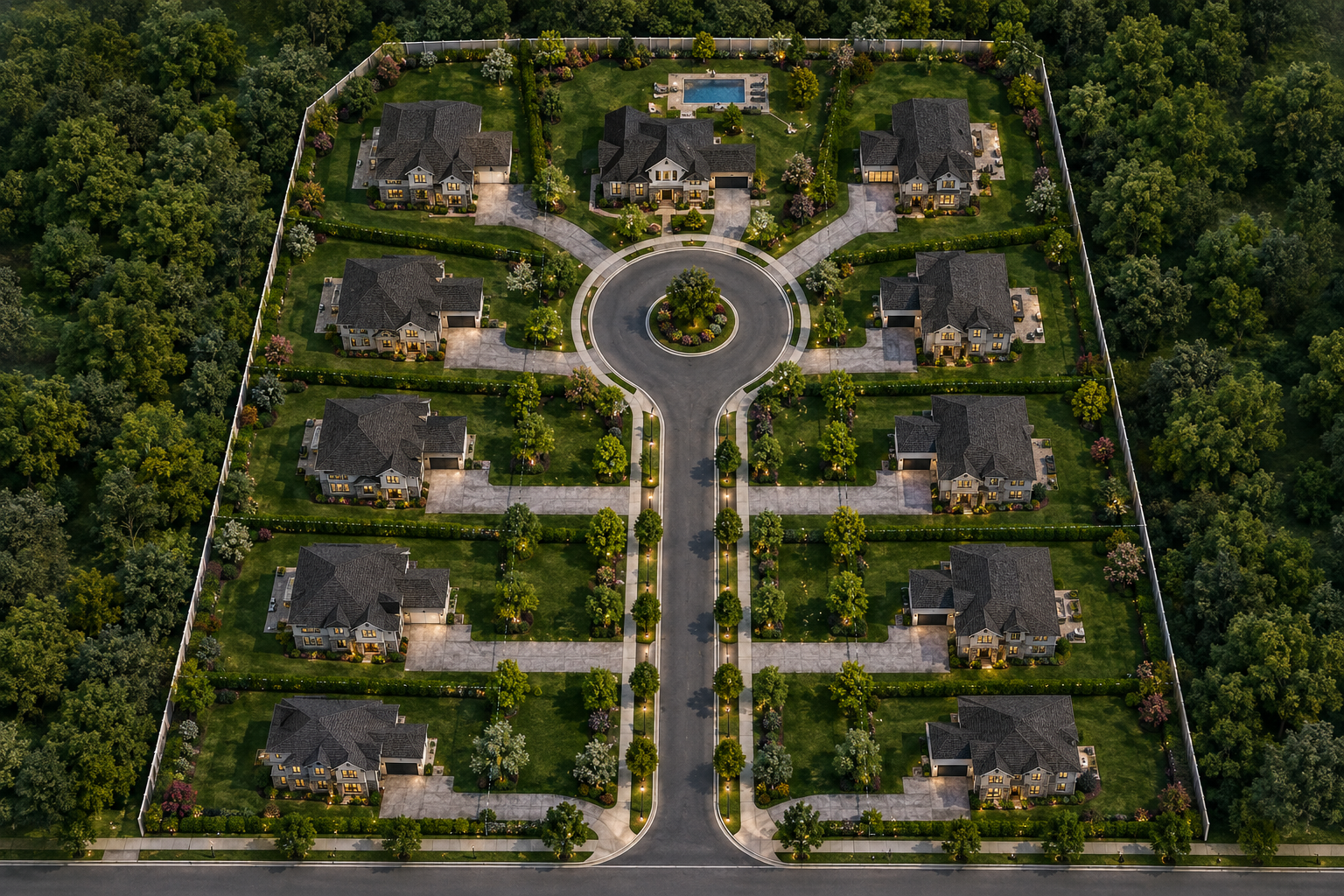 Residential development planning concept
